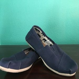 Navy Blue TOMS
